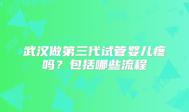 武汉做第三代试管婴儿疼吗？包括哪些流程
