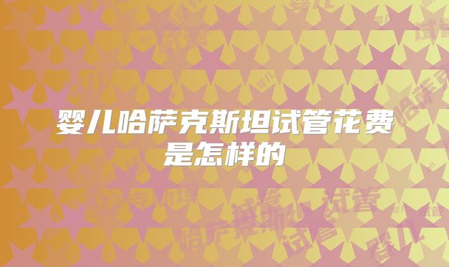 婴儿哈萨克斯坦试管花费是怎样的
